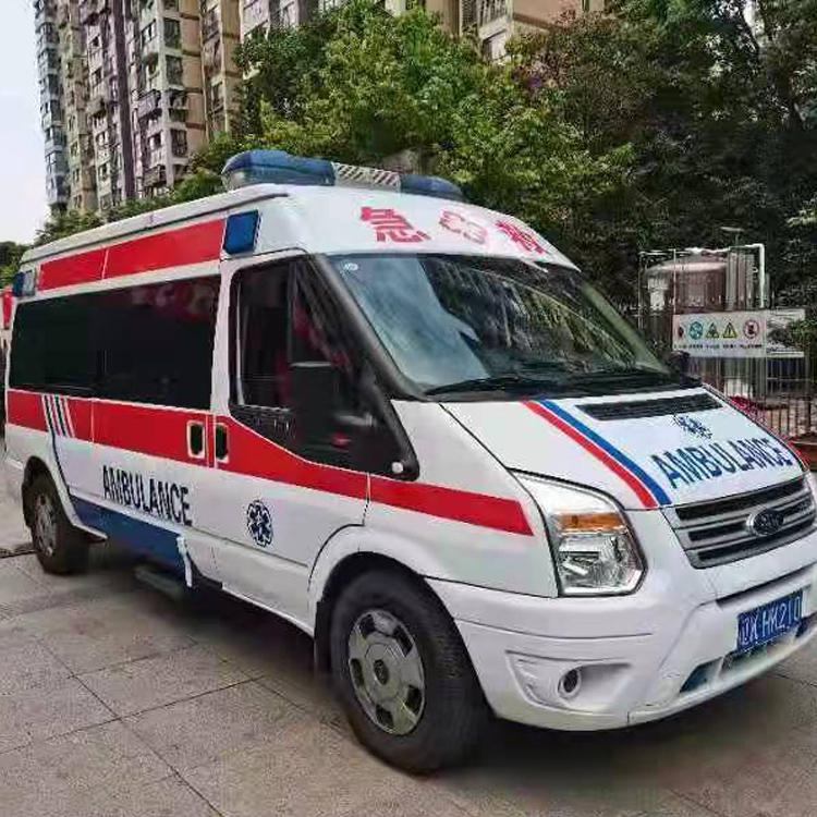 奉节长途救护车护送病人返乡